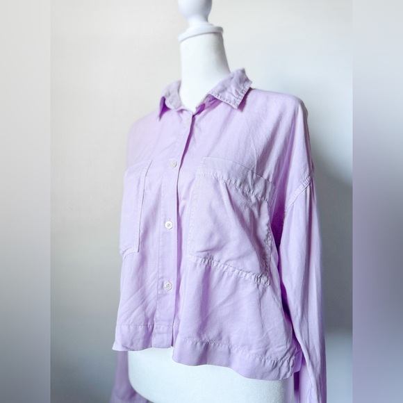 Cropped Button Up - Picture 3 of 6